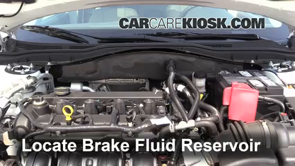 2011 Ford Fusion SEL 2.5L 4 Cyl. Brake Fluid Check Fluid Level